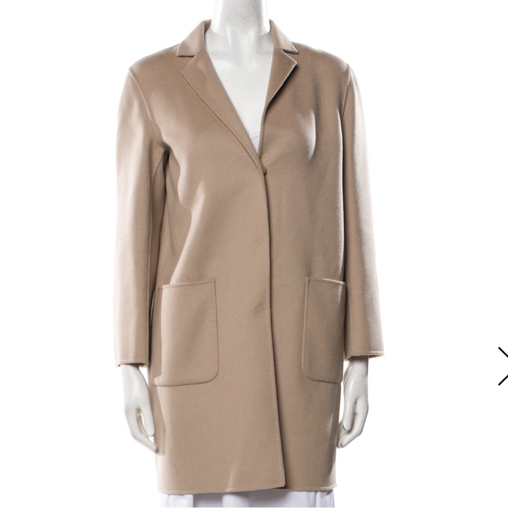 MaxMara Classic virgin wool camel Coat xxs/xs 00/0